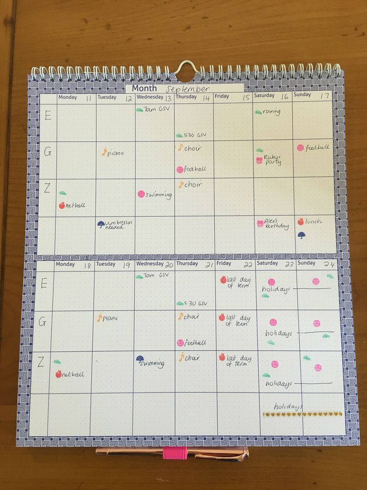 Master Plan Wall Calendar