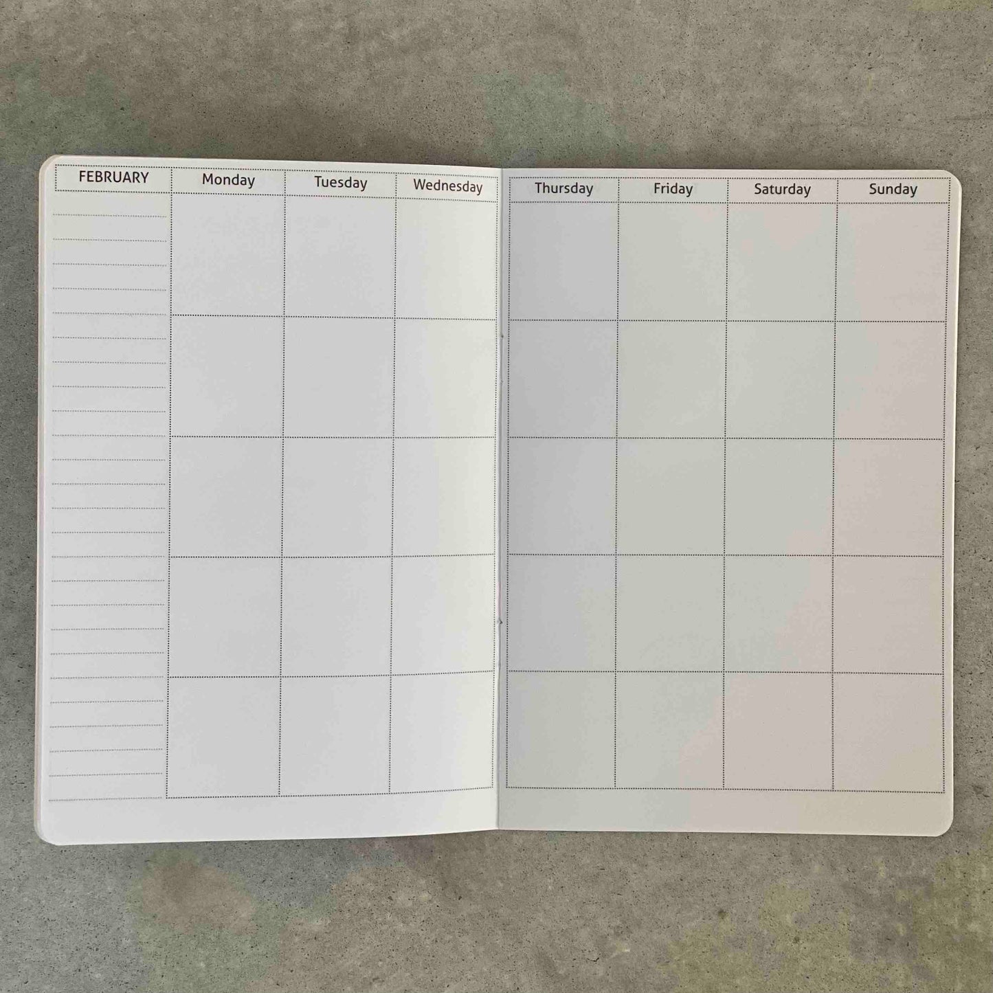 The Master Monthly Calendar