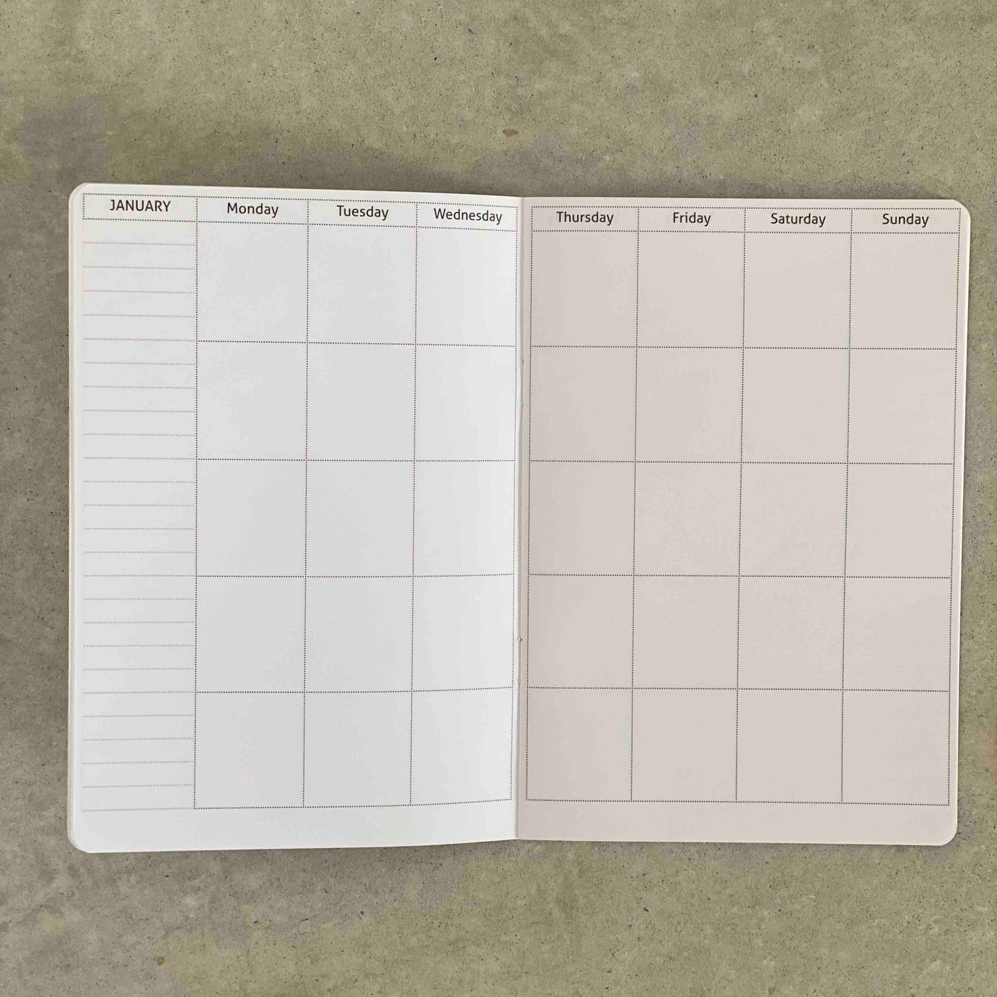 The Master Monthly Calendar