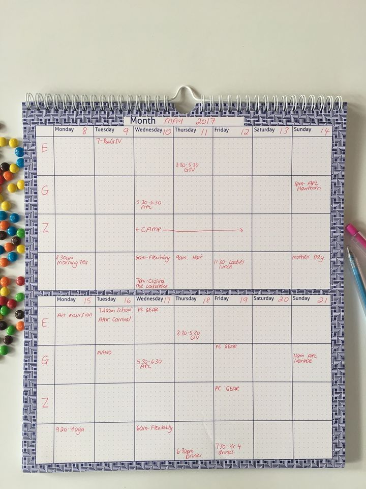 Master Plan Wall Calendar