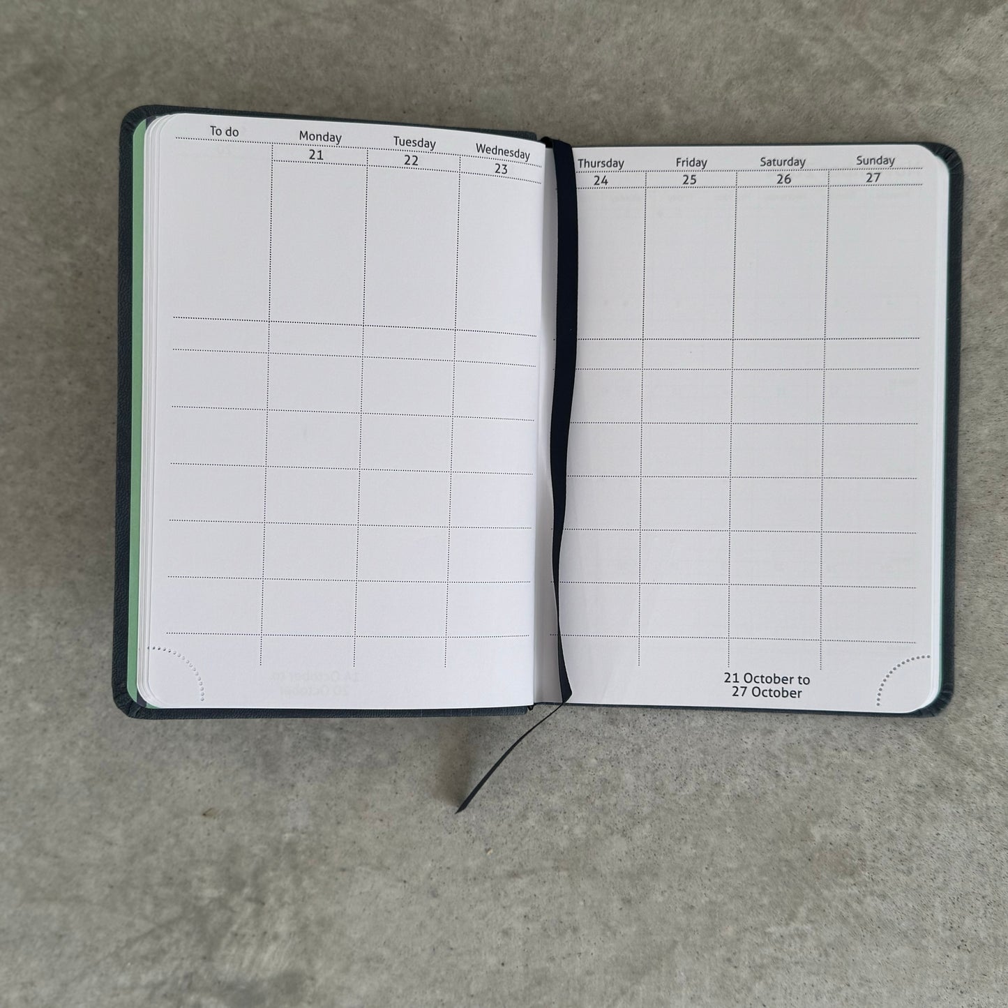 2025 Master Plan Diary - Gravel Grey Blue