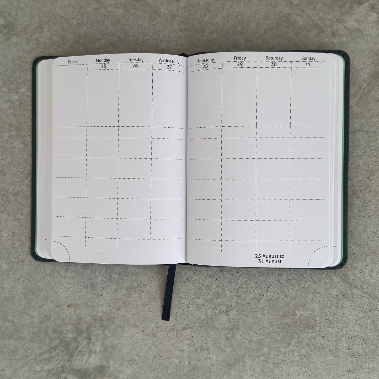 2025 Master Plan Diary - Gravel Grey Blue